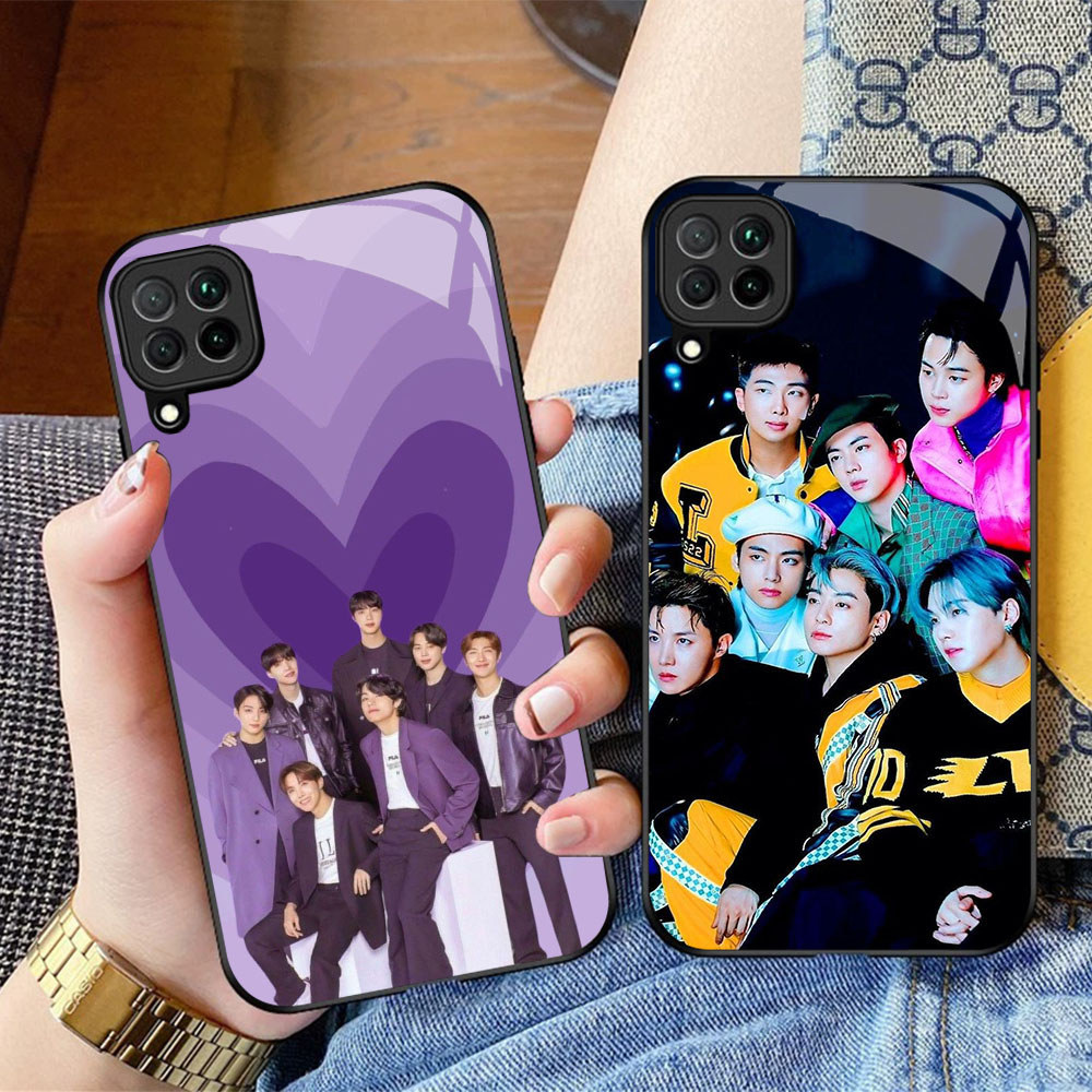 CK-2 BTS SUGA AYMY HD Glass Casing untuk Samsung A12 M32 M12 A22 5G