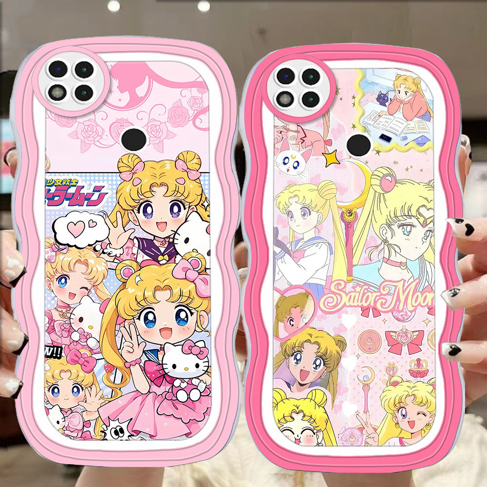 A-25 New Sailor moon TPU Casing untuk Xiaomi Redmi 10C 9A 9C POCO M3 C40 9T C31 Pro Transparan Case