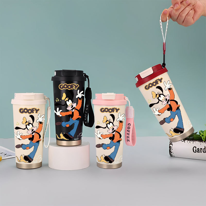 Goofy Cartoon Tumbler Kopi Stainless Steel CUP 500 ML Vacuum Mug Termos Coffee Cup CUPLXSP01002