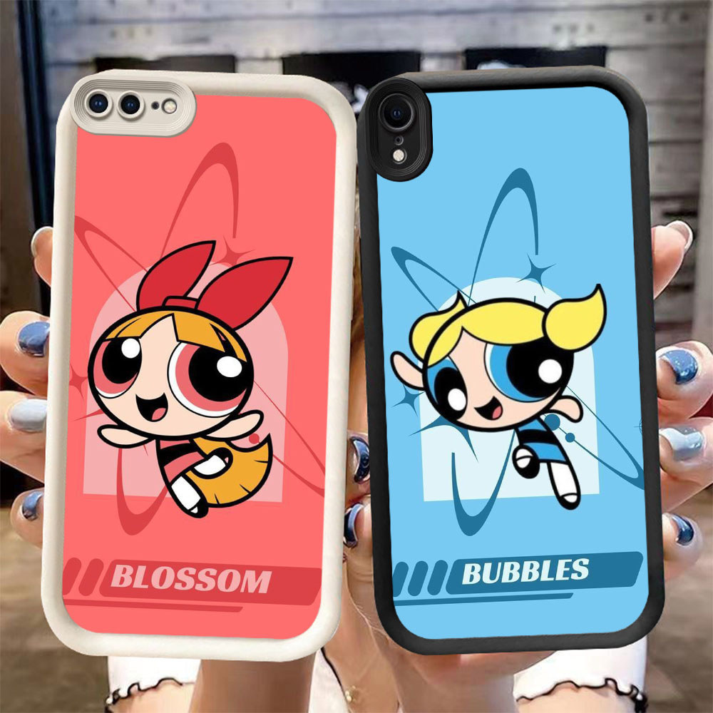 Soft-27 The Powerpuff Girls Casing Hp Untuk iPhone 6 XS 8 X 7 XR Max Plus