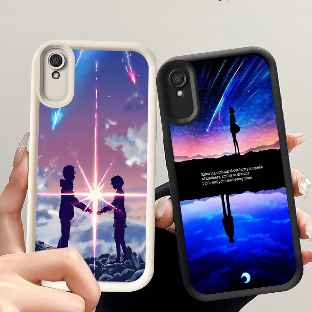 Lembut Casing untuk Xiaomi Redmi Note POCO 9A 9T M4 7 M3 Pro Kasus CF64 Your Name