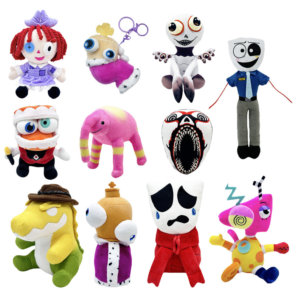 Boneka Alien Dinosaurus Berwarna Angel Plush TADC Mainan Boneka Badut Sirkus Import