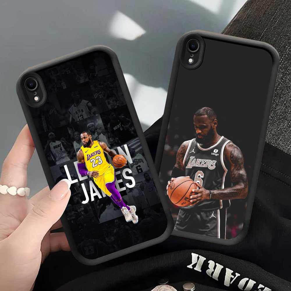 CK-68 Lakers James Shockproof Casing untuk iPhone XR X XS 6 7 8 Max Plus