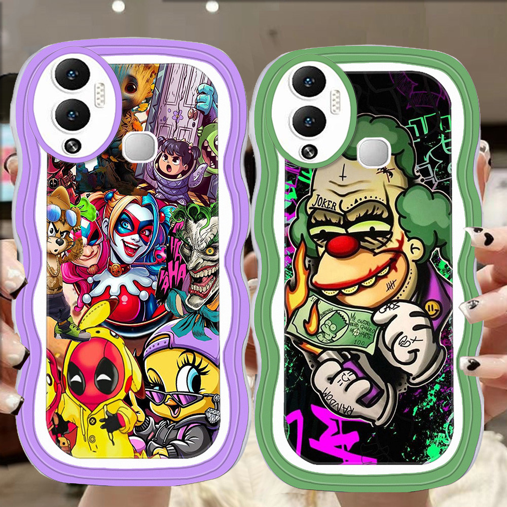 A-103 Joker TPU Casing untuk Infinix HOT 12i 12 Play Transparan Case