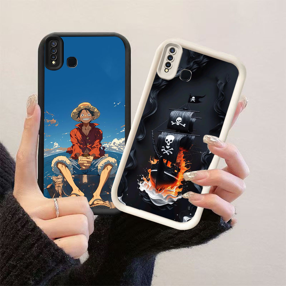 HP-19 One Piece Luffy Soft Case for VIVO Y12 Y19 V15 Z1 Y15 Y50 Y17 Y30 Pro