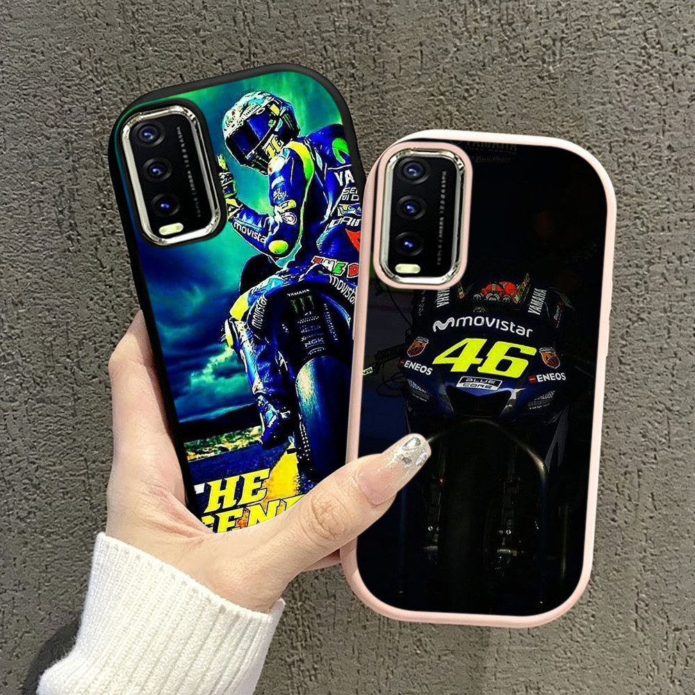 CC50 Racing 46 Casing Hp Untuk Vivo Y05 Y11D Y16 Y17 Y15 Y12 Y17s Y20 Y20i Y21 Y22 Y22s Y33s Y400 4G