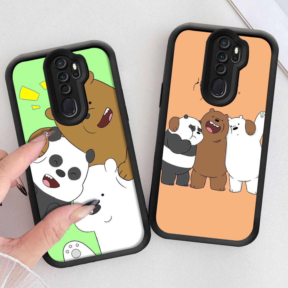 Lembut Casing untuk OPPO Reno F11 A9 2F 2Z A5 2020 Pro Kasus CF6 Bears