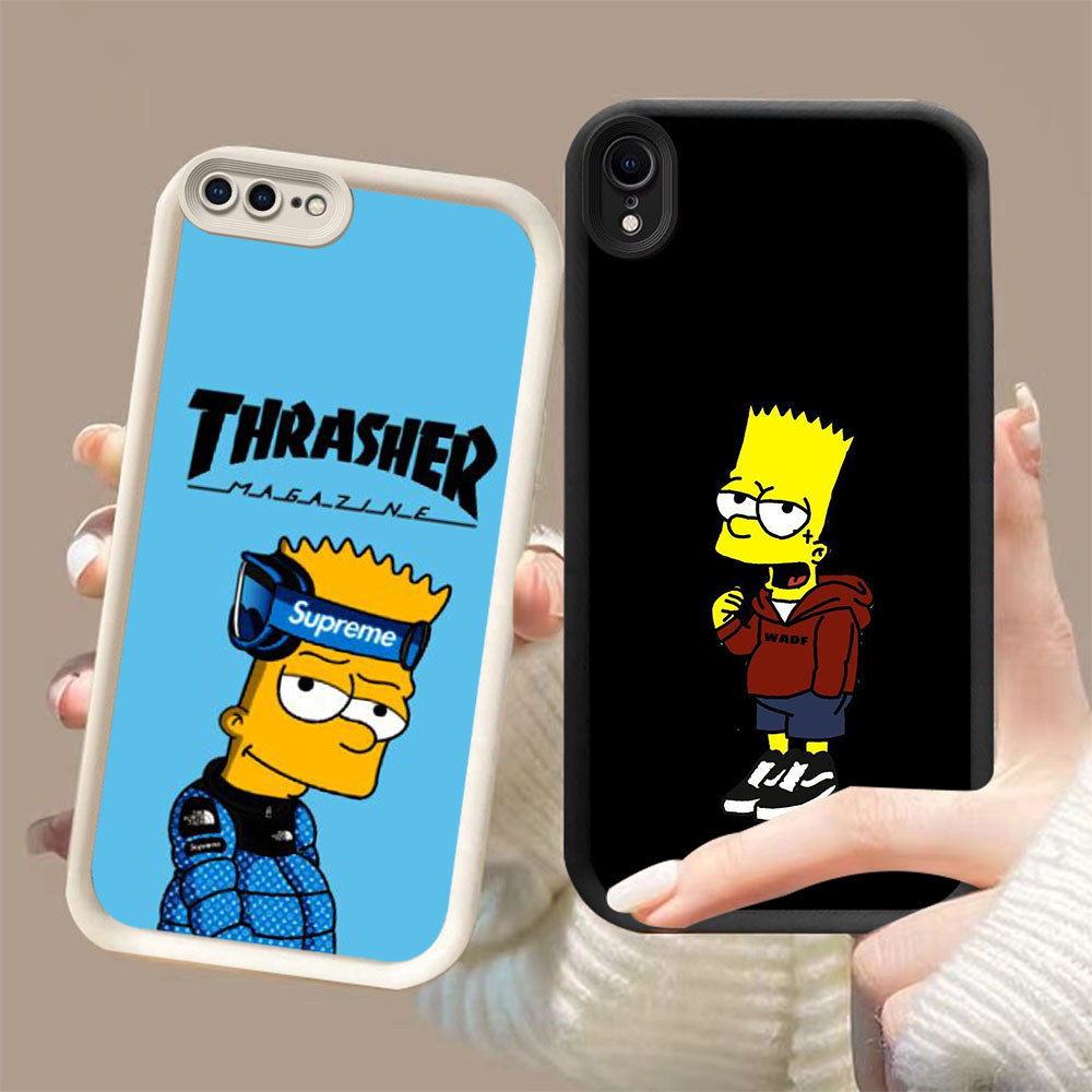 HP-27 The Simpsons Soft Case Kompatibel iPhone 7 XS X XR 8 6 Max Plus