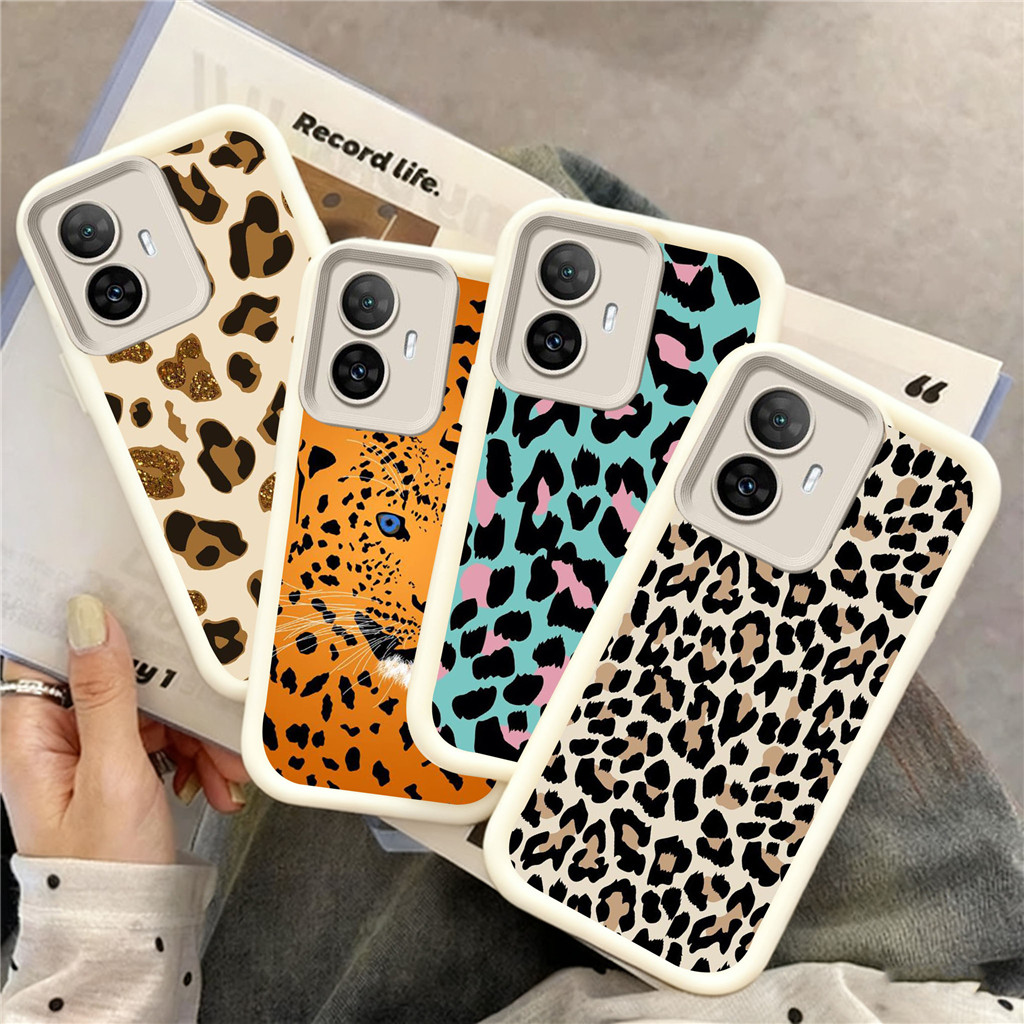 MKT12 Fashion leopard Casing untuk OPPO A92 A9 A95 A78 A96 F11 A93 A91 A77s 2020 5G kasus silikon lu