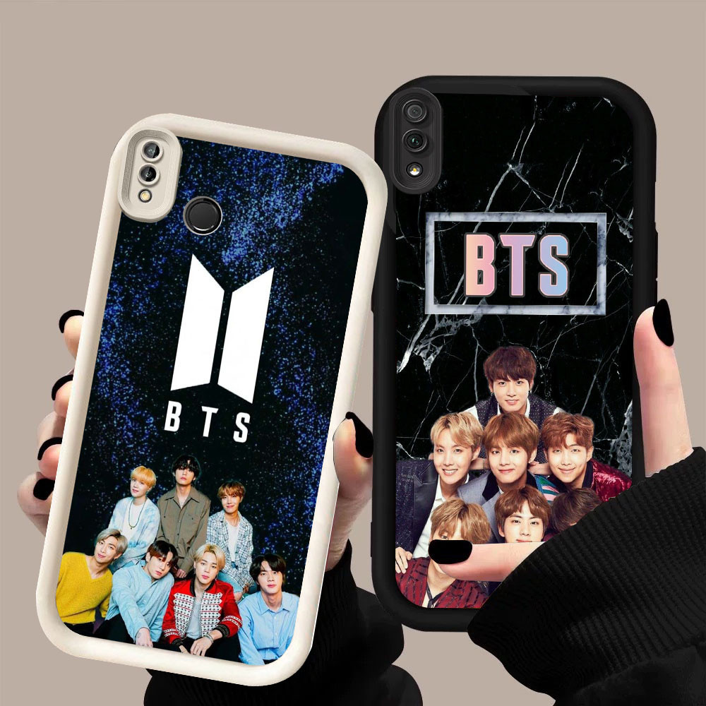 BR-17 BTS OT7 Soft Silicone Casing untuk VIVO Y91C Y91i Y81 Y81S Y91 Y93 V9 Y95 Y66