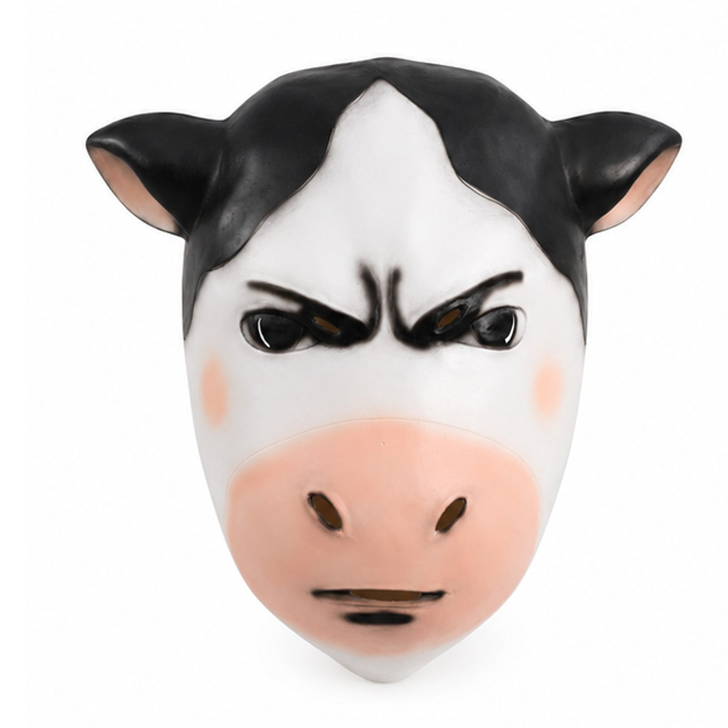 Topeng Topeng Sapi Latex Yang Trendy Lucu Untuk Properti Kostum Halloween  Cosplay Berkualitas