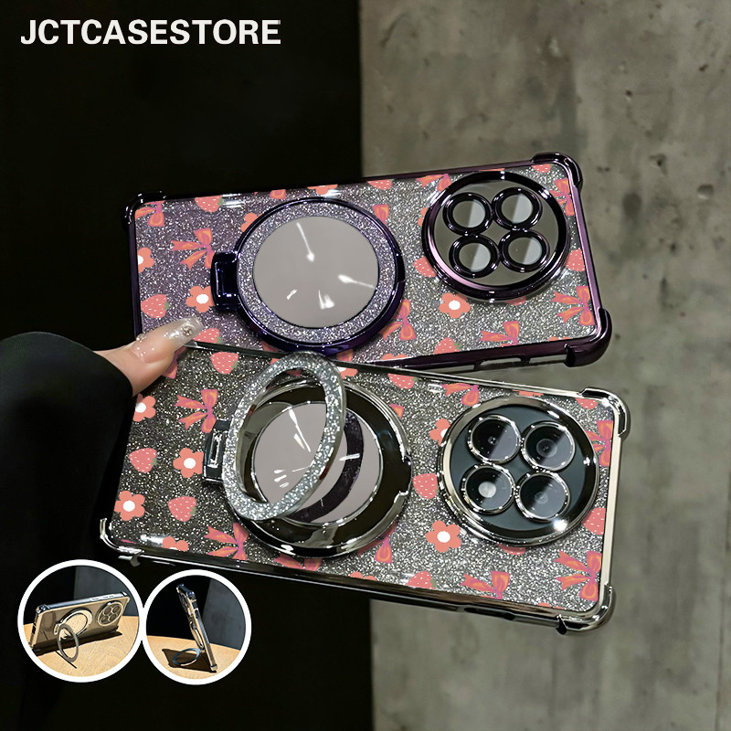 Case Oppo A57 A3X A12 A16S A5 2020 A15S Garskin Dengan Stand Case Oppo A17 A17K A33 Glitter CardCase