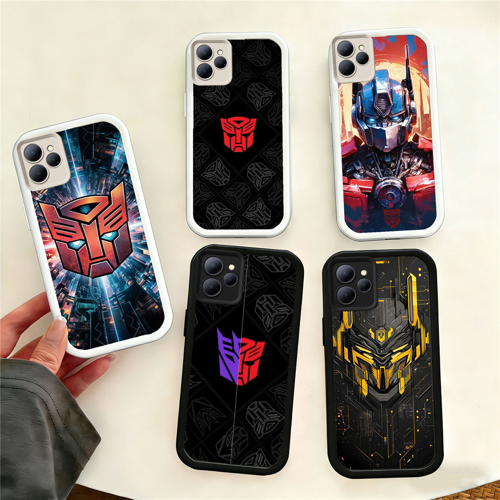 UQ89 Transformers Casing untuk Hp Plating ITEL Infinix Zero Smart A70 6 Smart6 8 Smart5 P55 7 Note40