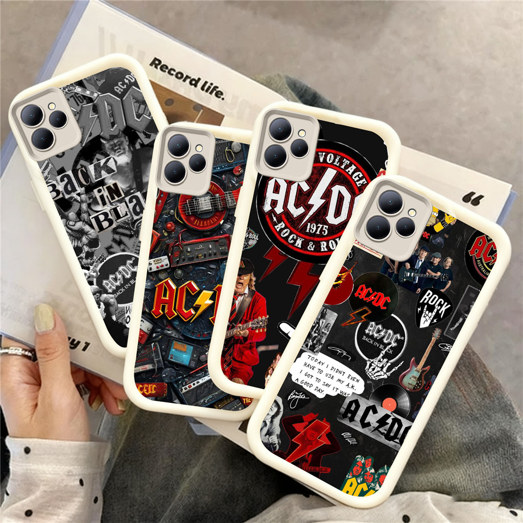UQ2 ACDC Band Casing untuk Hp Plating ITEL Infinix Zero Smart A70 6 Smart6 8 Smart5 P55 7 Note40ProP