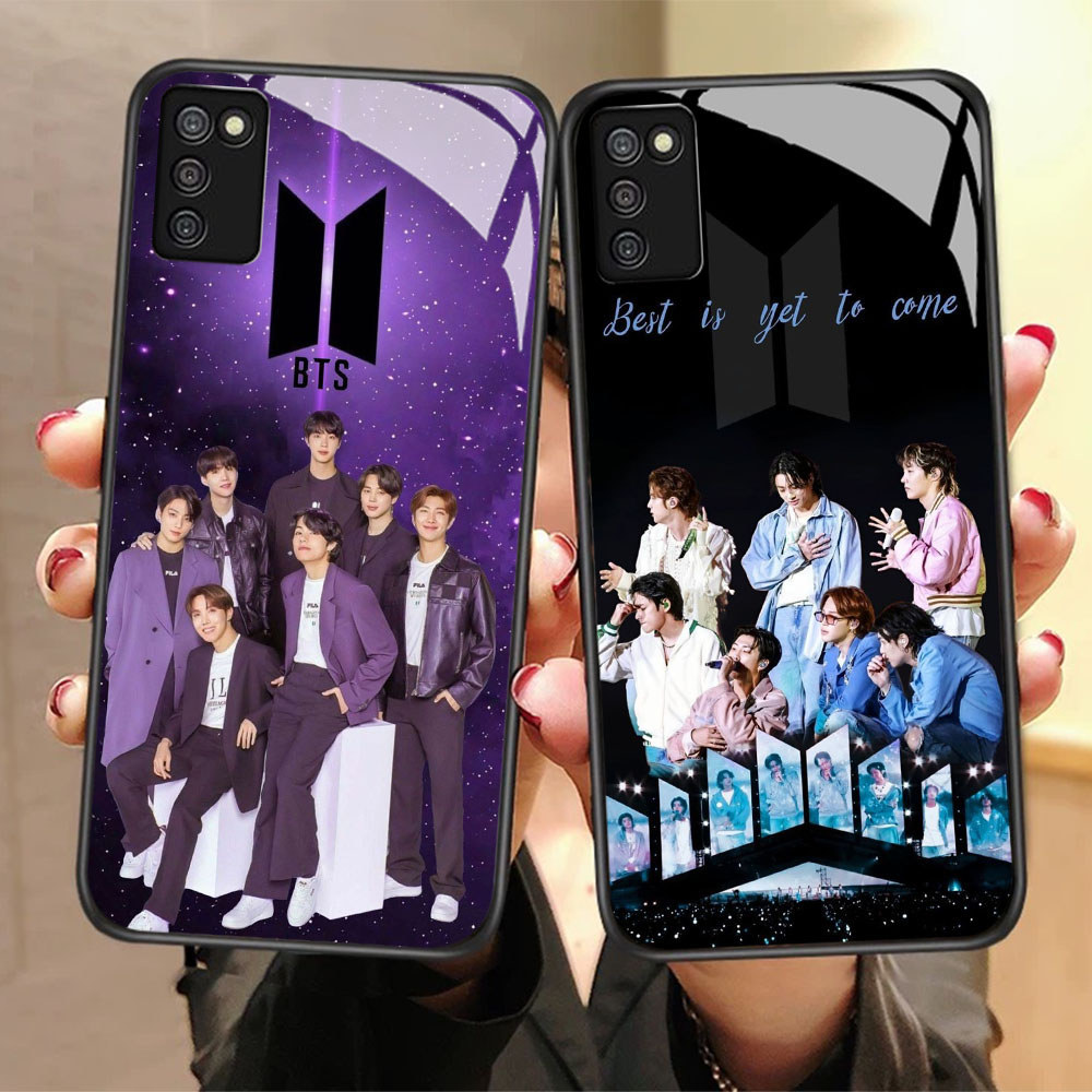 CK-2 BTS SUGA AYMY HD Glass Casing untuk Samsung A03S A71 M02S A02S A51