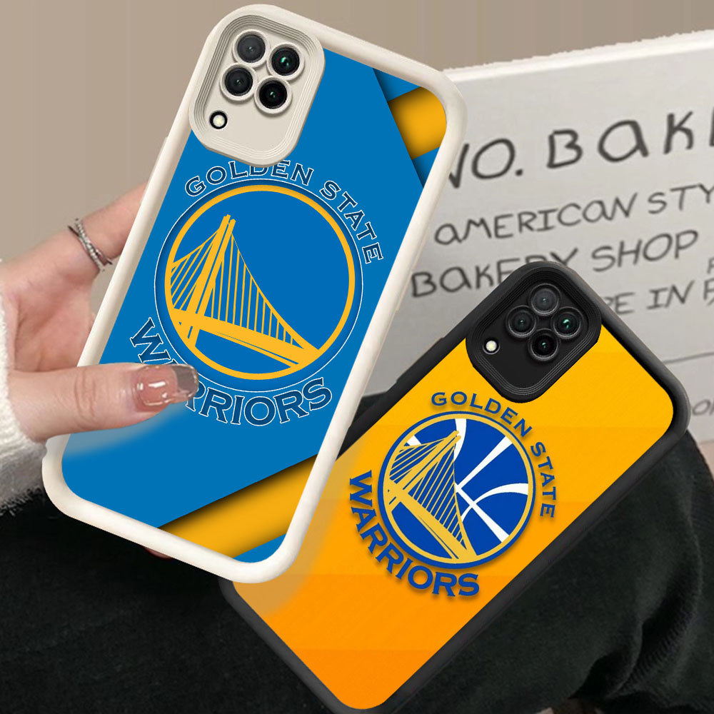 Casing Ponsel Anti Jatuh untuk Samsung A12 A22 5G AD18 Golden State Warriors