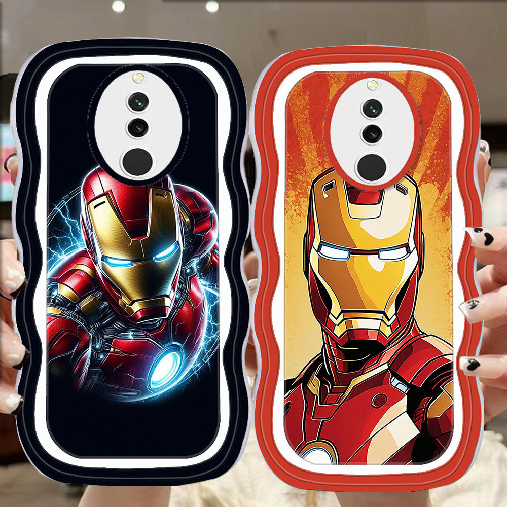 A-80 Iron Man TPU Casing untuk Xiaomi Redmi Note 4 8A 4X 8 Pro Transparan Case