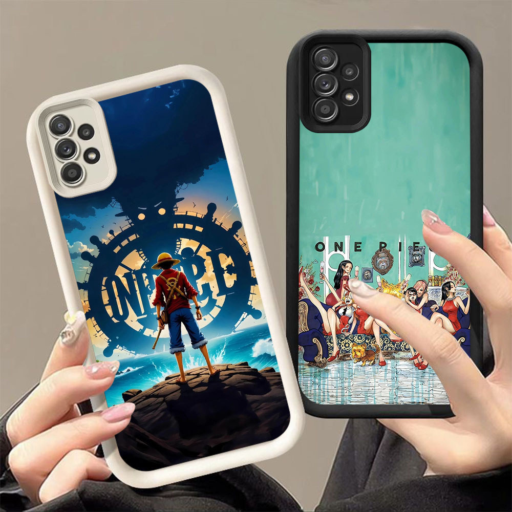 HP-19 One Piece Luffy Soft Case for Samsung A72 A52 A52S A53 A13 A23 A73 A33 A32 5G