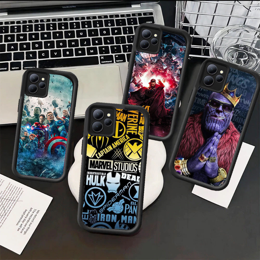 UQ58 Marvel Casing untuk Hp Plating ITEL Infinix Zero Smart A70 6 Smart6 8 Smart5 P55 7 Note40ProPlu