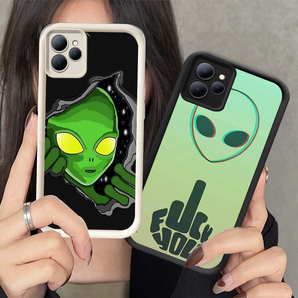 DR-51 Et Alien Shockproof Casing untuk Infinix Smart 10 HOT 40i 60 60i Tecno POP 10 Spark G02 Pova 6