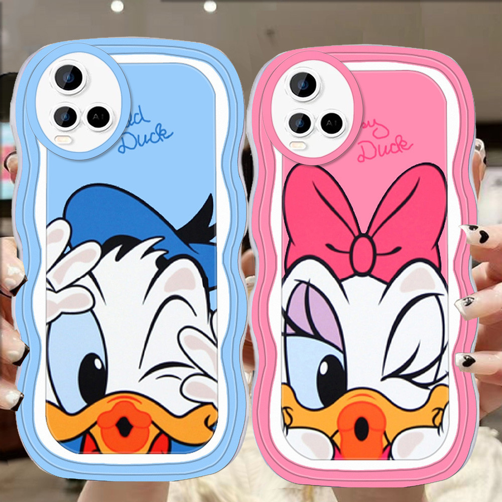 A-20 Donald Duck TPU Casing untuk VIVO Y33 Y21a Y33t Y21s Y33s Y21 Y21e Transparan Case