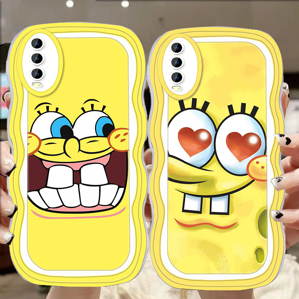 A-100 Spongebob TPU Casing untuk VIVO S1 Pro Y20i Y11s Y20g Y20s Y12s Y12a Y20 Transparan Case