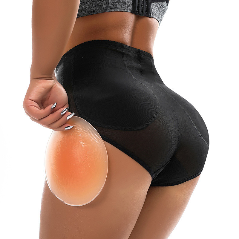 Celana Dalam Pembesar Dengan Silikon Palsu Pengangkat Bokong Pembentuk Tubuh dengan Bantalan Silikon
