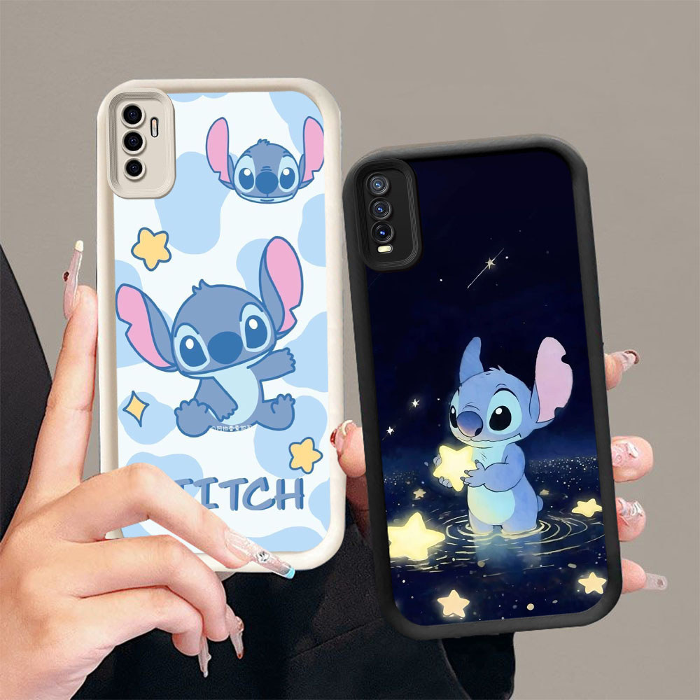 Soft-25 Stitch Casing Hp Untuk VIVO Y12S Y20S Y11S Y20i Y20 S1 Pro