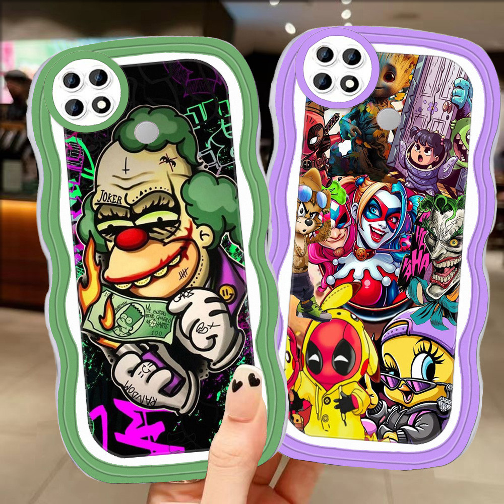 A-103 Joker TPU Casing untuk Realme C25y C15 C25S C12 C21Y C25 OPPO A15s Narzo 20 C21 A15 30A Transp