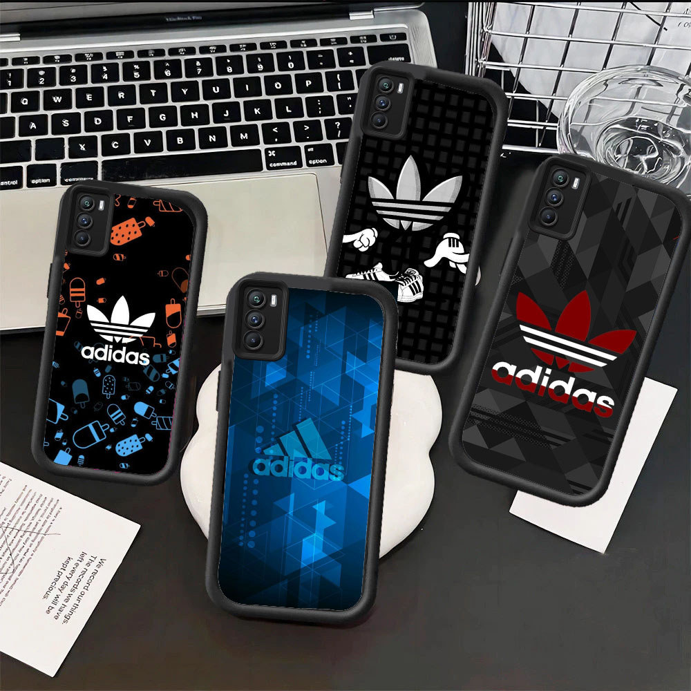 MY1 A-adidas Casing untuk Hp Plating OPPO A12E A15s A18 A16 A33 A12s A16s A17 A15 A16K A16E A12 A31 