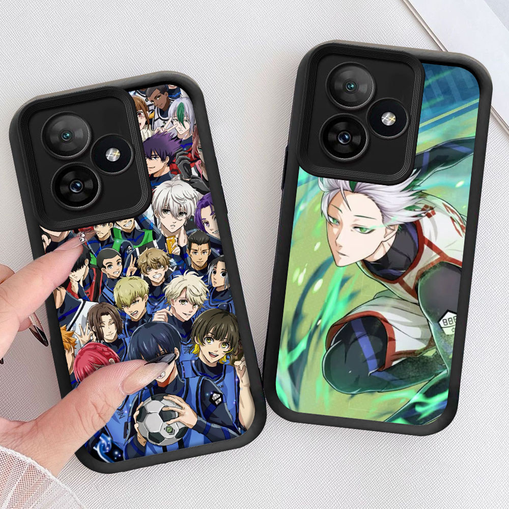 Lembut Casing untuk Realme Note 50 C53 C61 60 C51 GT Narzo N53 N61 NEO6 SE Kasus CF65 Blue Lock