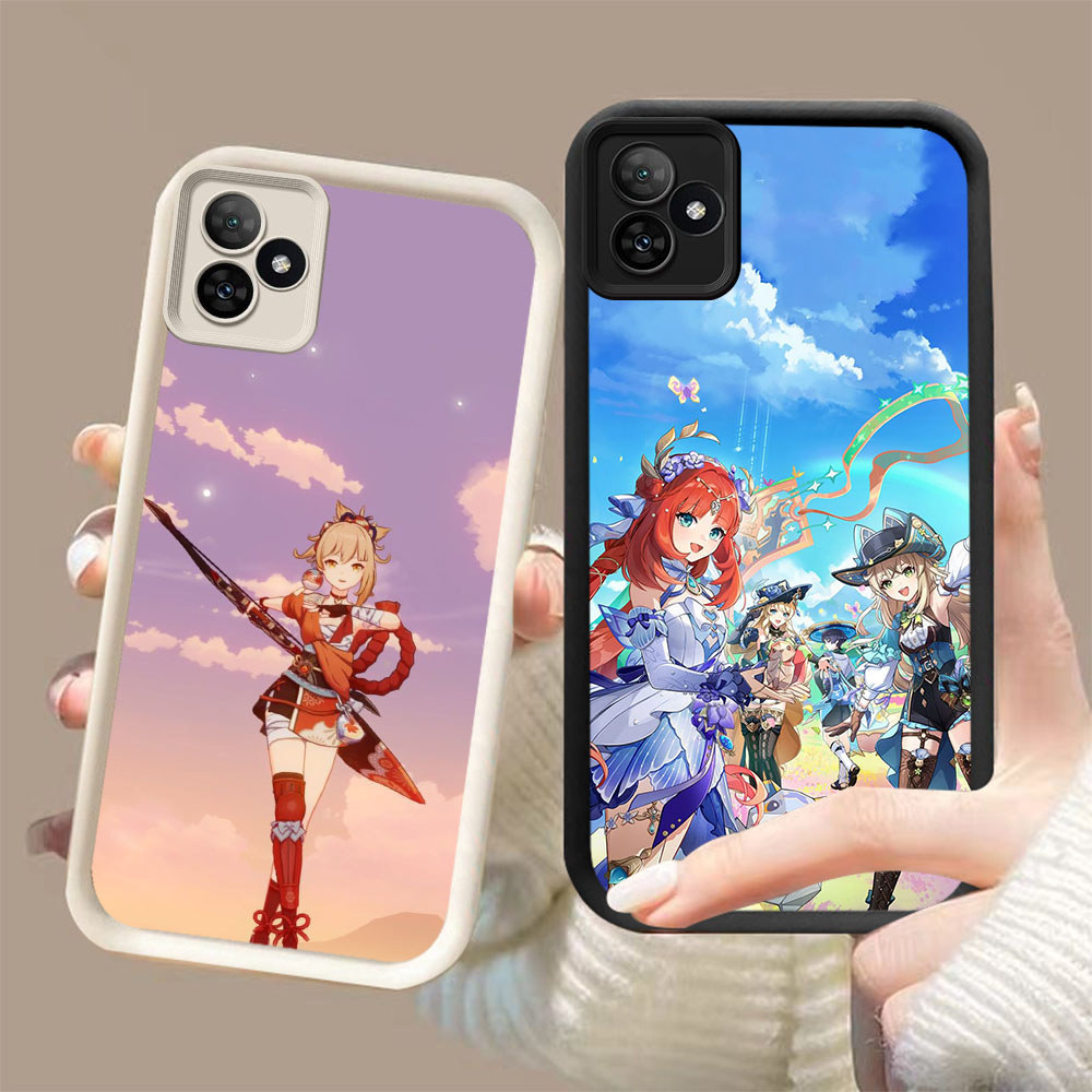 Soft-11 Genshin Casing Hp Untuk Realme Narzo Note N61 N53 C61 C53 NEO6 C51 GT 50 60 6 C63 SE 5G
