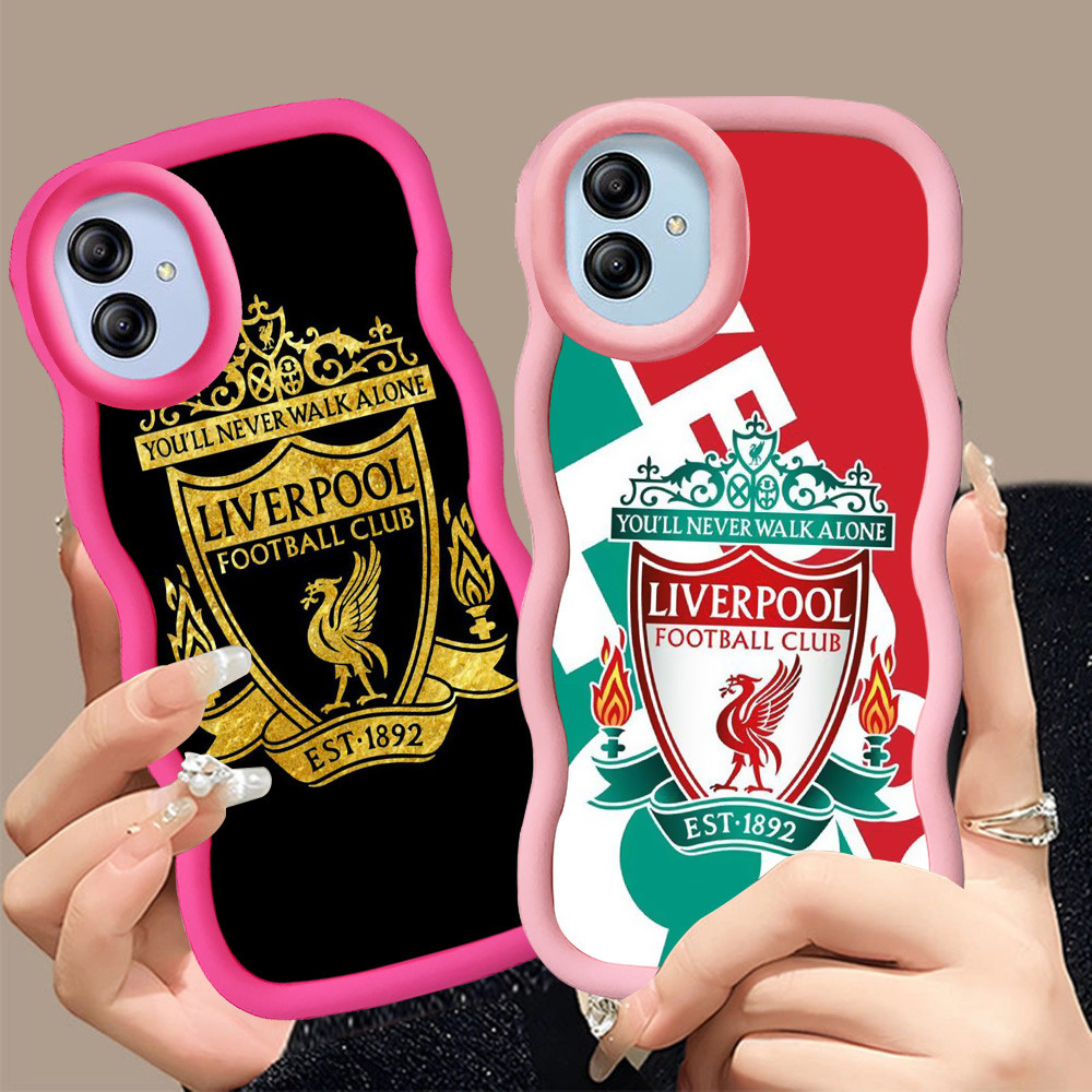 A-1 L-liverpool Casing untuk Samsung A05 M13 A04 F04 M04 A04E 5G hitam merah Pink Case