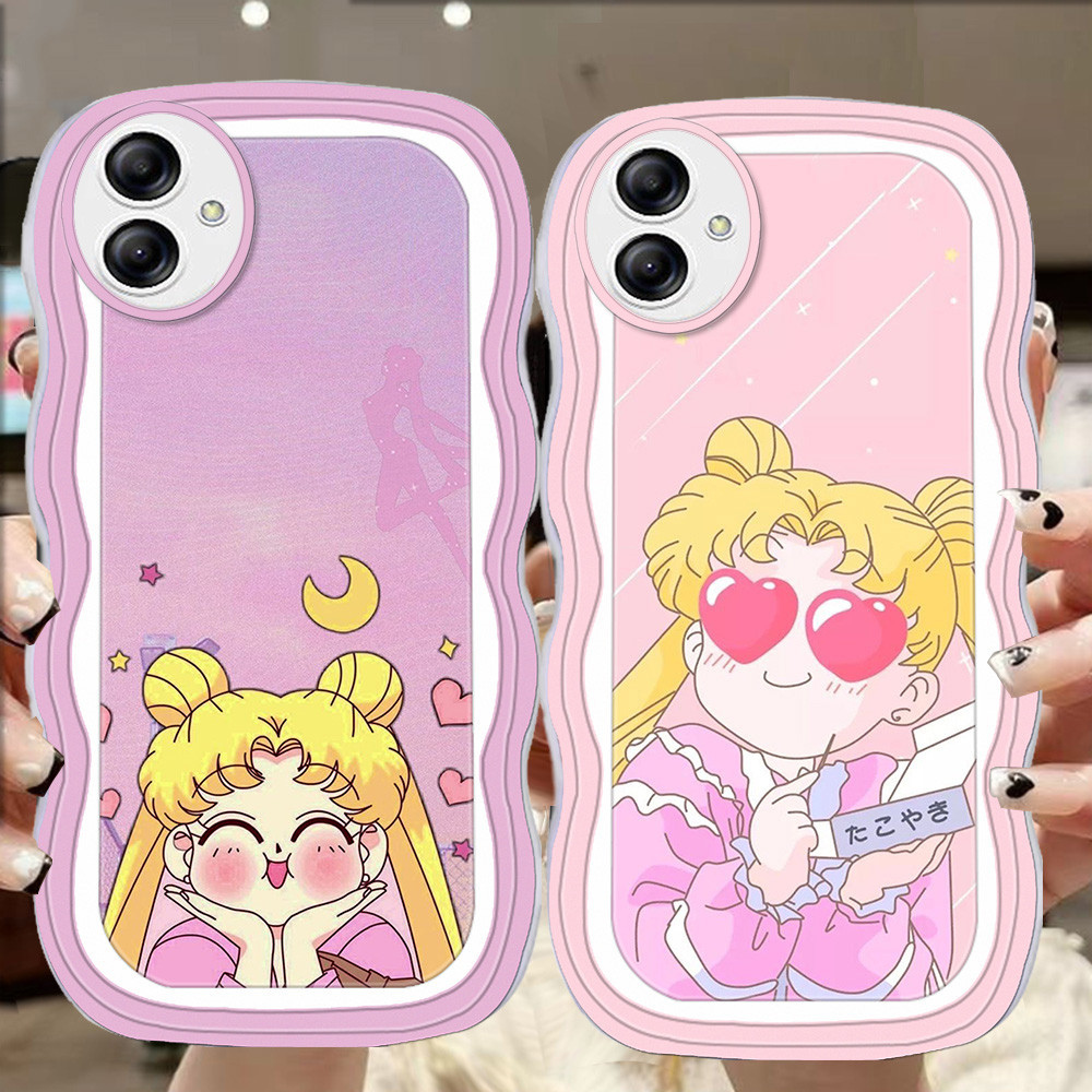 A-11 Sailor moon TPU Casing untuk Samsung A03S A05S A06 A04 A03 Core A05 A04E A07 Transparan Case