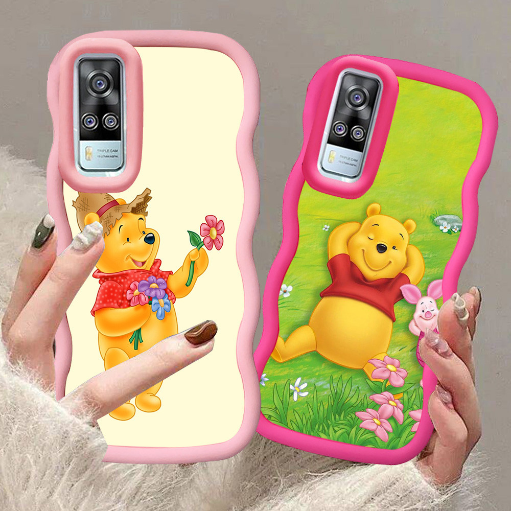 A-8 Winnie the Pooh Casing untuk VIVO Y33 Y51a Y51 Y53s Y31 hitam merah Pink Case