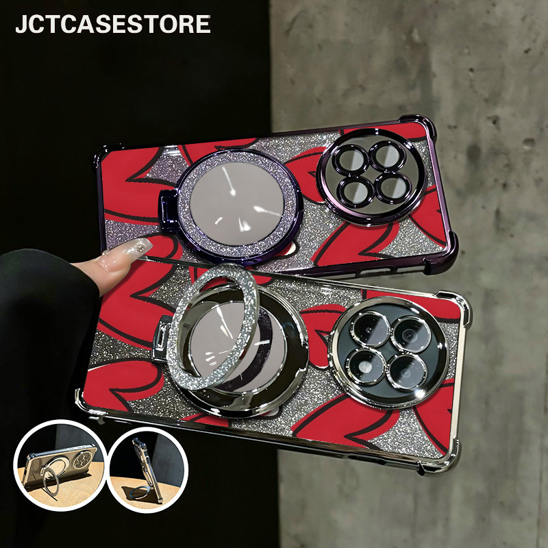 Case Oppo A57 A3X A12 A16S A5 2020 A15S Garskin Dengan Stand Case Oppo A17 A17K A33 Glitter CardCase