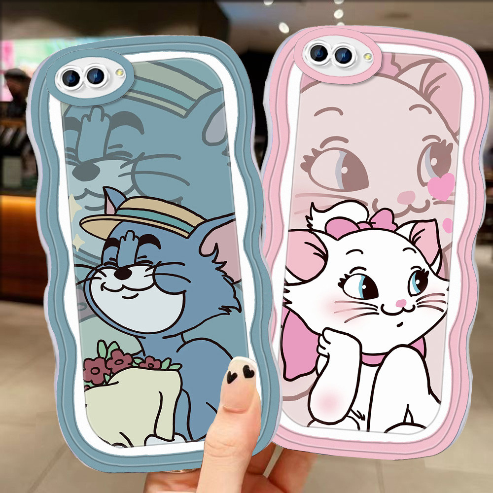A-22 couple Marie TPU Casing untuk VIVO V11 Pro Y91 V9 Y95 V11i Y93 Y91C Transparan Case