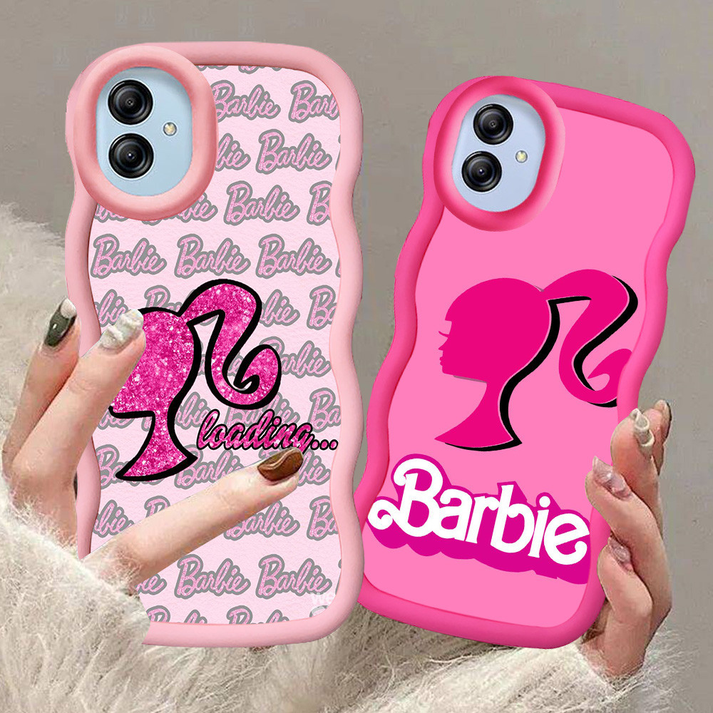 A-3 Barbie Girl Casing untuk Samsung A05 M13 A04 F04 M04 A04E 5G hitam merah Pink Case