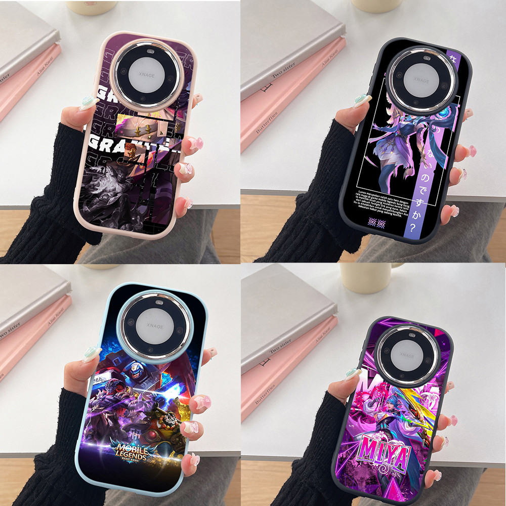 Casing Hp Redmi Note 8 11 12 Pro 11s 7 Casing Ponsel Lembut Bingkai lensa berlapis mewah Kasing Sili