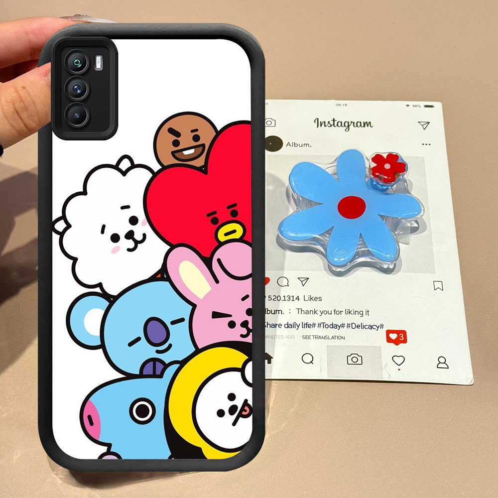 DE-5 BTS Protective Casing untuk OPPO A11S A72 A92 A16 A55 A52 A33 A16s A54S A53 A53S 2020