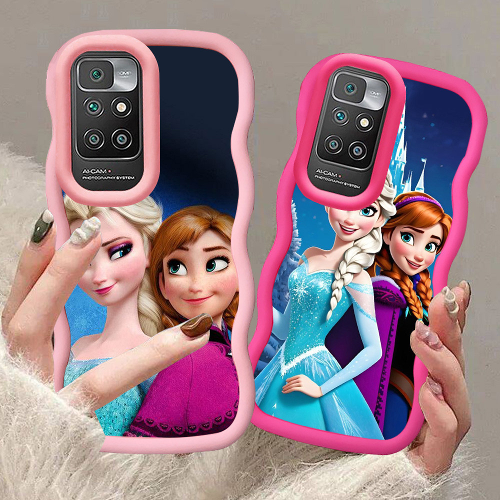 A-5 Frozen Casing untuk Xiaomi Redmi Note 11 11s Pro 5G hitam merah Pink Case