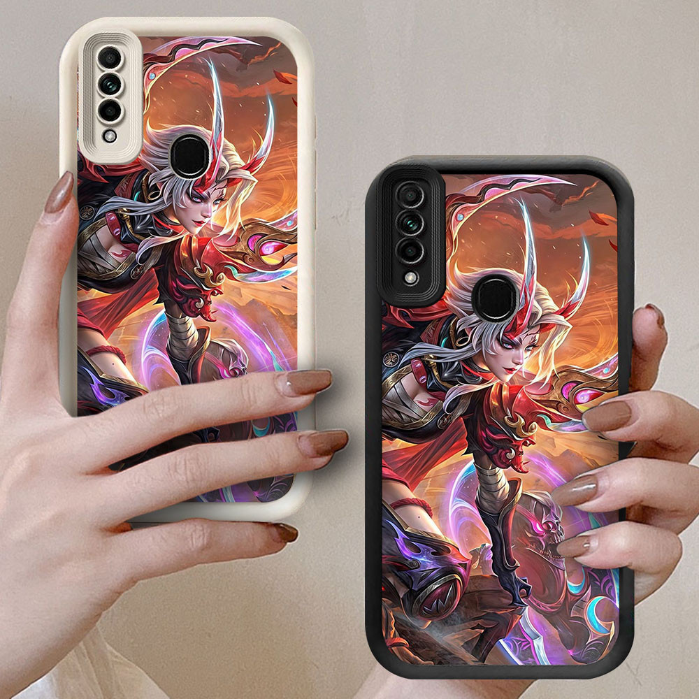 Casing untuk OPPO Reno 3 F15 A31 A91 2020 Kasus Pelindung JM16 Mobile Legends