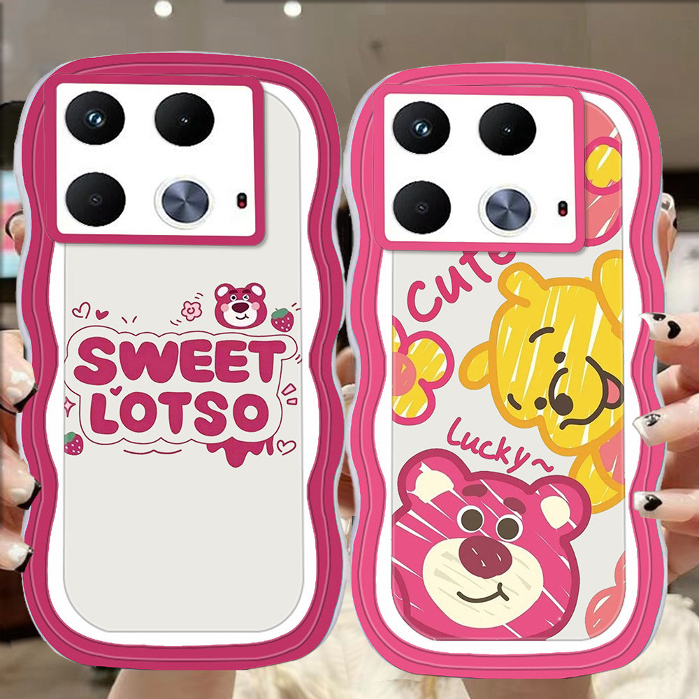 A-4 Sweet Lotso TPU Casing untuk Infinix Note GT 30 40 40S 20 10 Pro Transparan Case