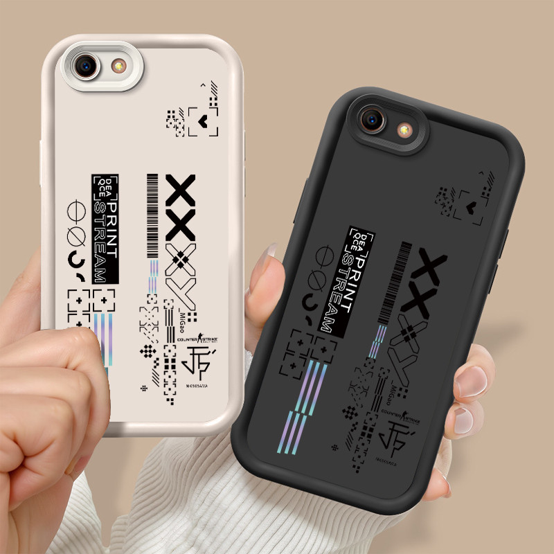 Casing For OPPO A37 A83 A39 A57 2016 A57T A73 2020 Aliran Kematian Silicon Antishock Silicon Case