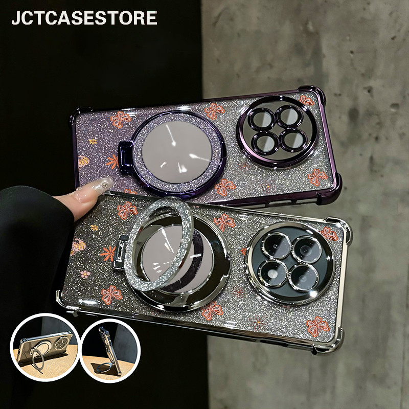 Case Oppo A57 A3X A12 A16S A5 2020 A15S Garskin Dengan Stand Case Oppo A17 A17K A33 Glitter CardCase