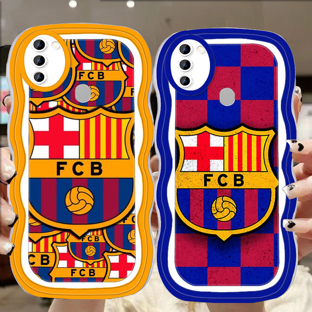 A-37 Barcelona TPU Casing untuk Samsung M10 A11 M20 A10 M11 A21S A10S A20 A20S Transparan Case