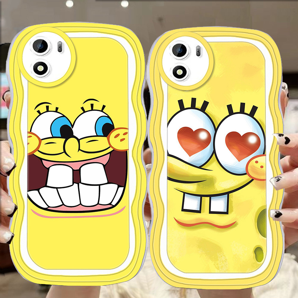 A-100 Spongebob TPU Casing untuk VIVO Y01 Y15a Y01a Y15s Transparan Case