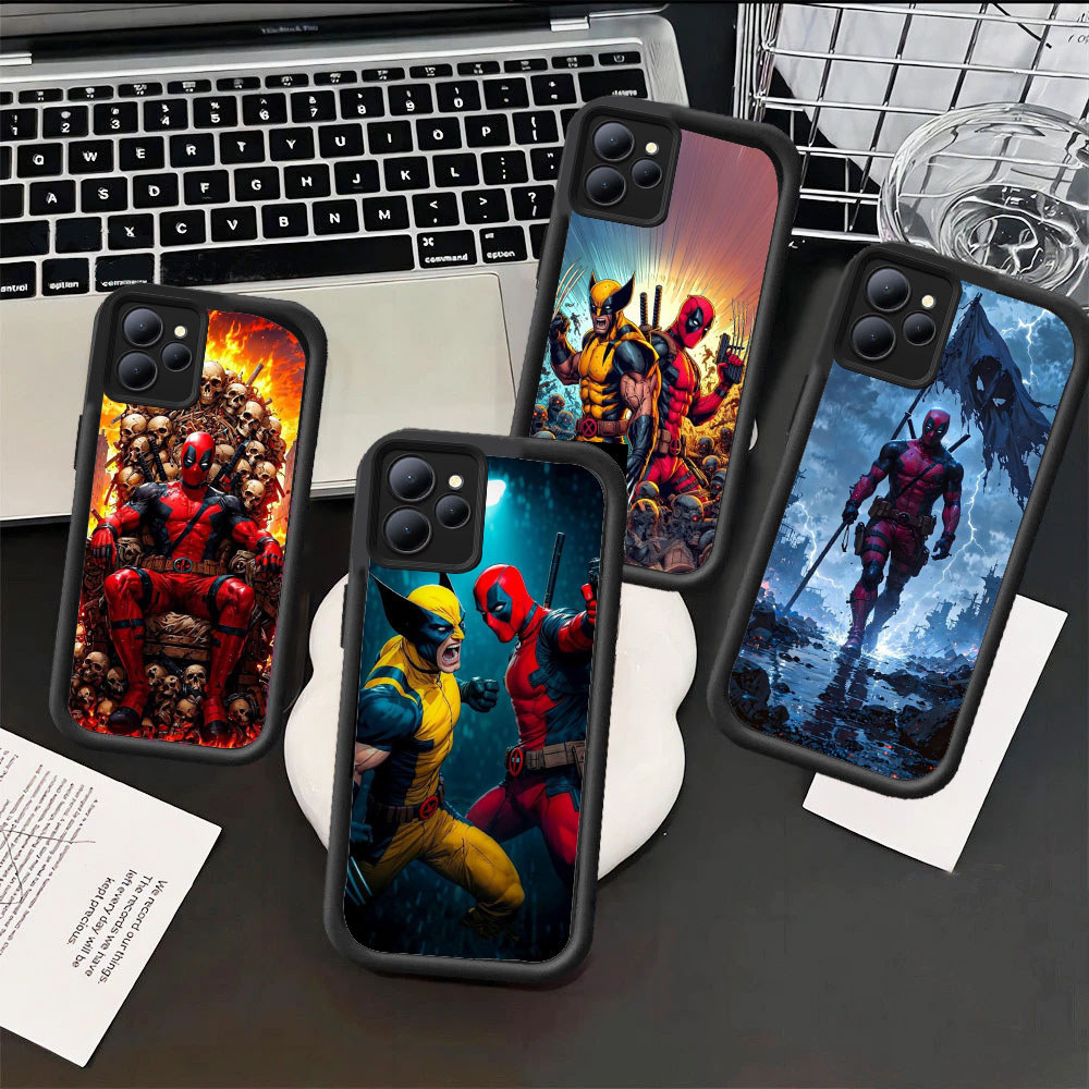 UQ25 Deadpool Wolverine Casing untuk Hp Plating ITEL Infinix Zero Smart A70 6 Smart6 8 Smart5 P55 7 