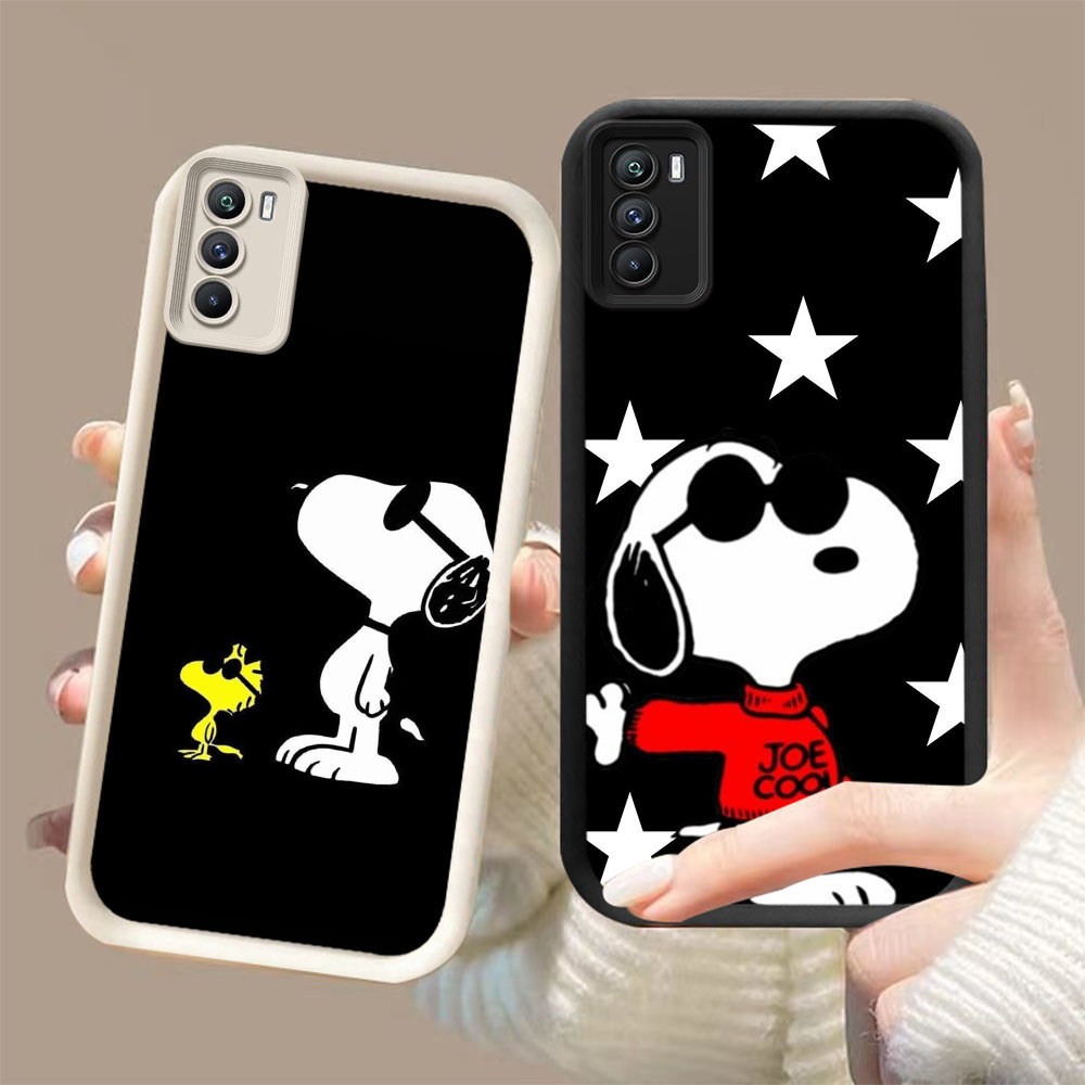 HP-11 Disney Snoopy Soft Case Kompatibel Realme A54S A33 C17 A16s A53S 7I A53 C75 A11S A16 2020
