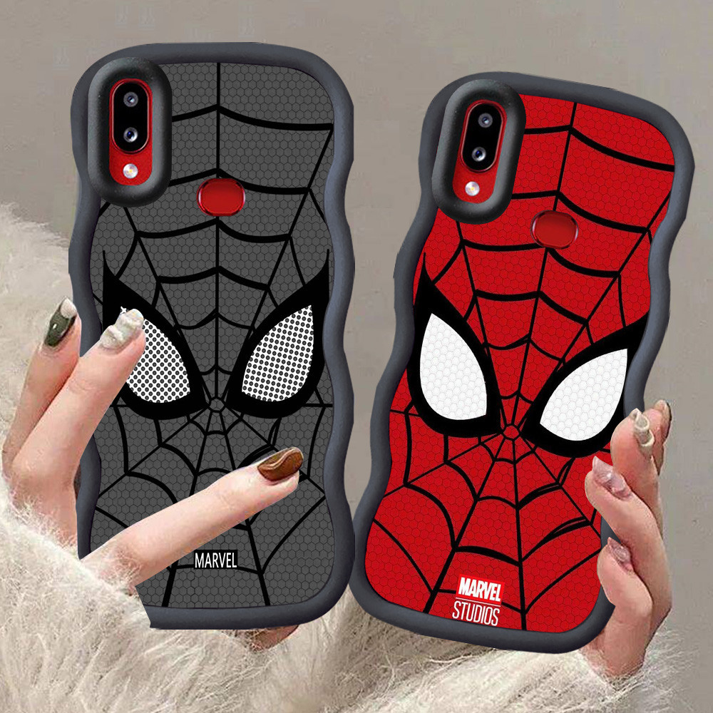 A-26 Spiderman Casing untuk Samsung A10S A20 A21S M01S M10S M20S hitam merah Pink Case